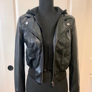 Aviva Black Leather Jacket